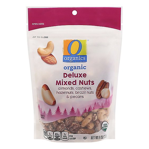 O Organics Deluxe Mixed Nuts - 8 OZ