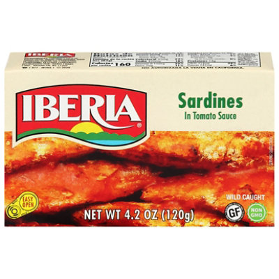 Iberia Sardines In Tomato - 4.3 OZ - Image 1