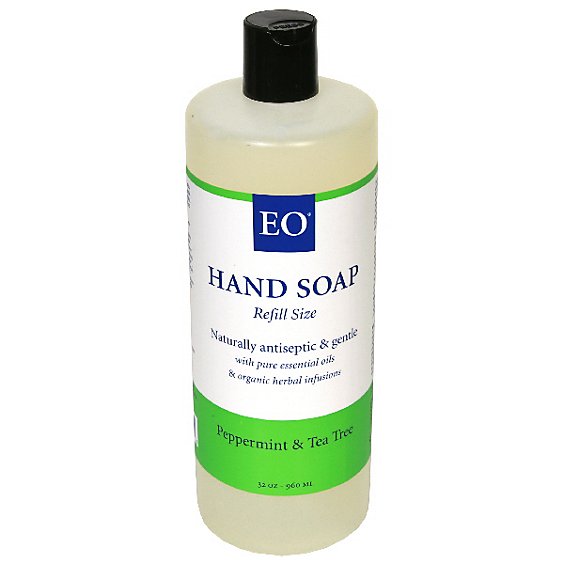 Eo Hand Liquid Soap Peppermint Teashing - 32 OZ