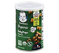 Gerber Babypops Organic Peanut Corn - 1.23 OZ