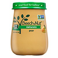 Beech-Nut Naturals Stage 1 Pear Baby Food - 4 Oz - Image 1