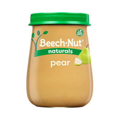 Beech-Nut Naturals Stage 1 Pear Baby Food - 4 Oz - Image 1