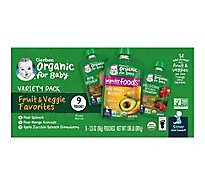 Gerber 2nd Foods Organic Variety Pack - 9-3.5 OZ