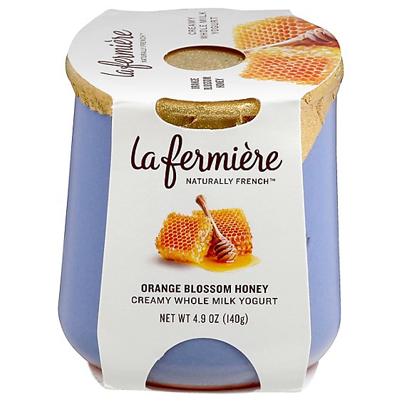 La Fermiere French Yogurt Honey Orange - 4.9 OZ