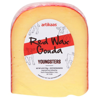 Artikaas Red Wax Gouda Ew - 6 OZ - Image 2