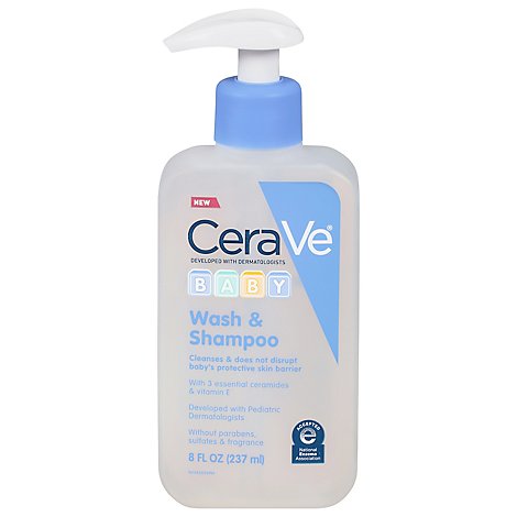 CeraVe Baby Wash And Shampoo - 8 Fl. Oz.