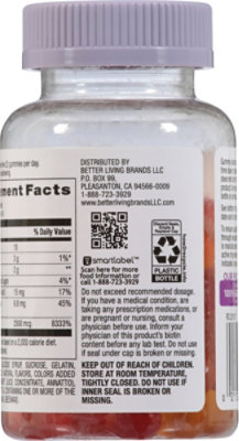 Signature Select/Care Gummies Hair Skin & Nails 2500 Mcg - 80 CT - Image 6