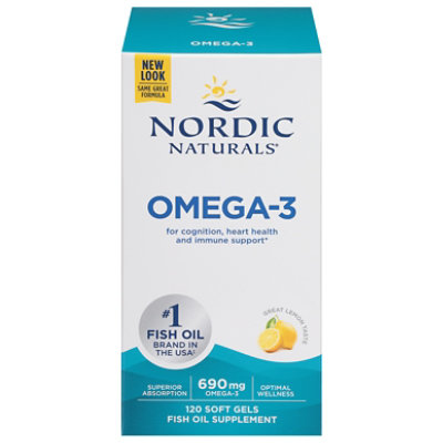 Nordic Naturals Omega 3 Lemon - 120 CT - Image 3