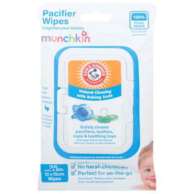  Munchkin Arm & Hammer Pacifier Wipes (4 Packs of 36 wipes  each) : Baby