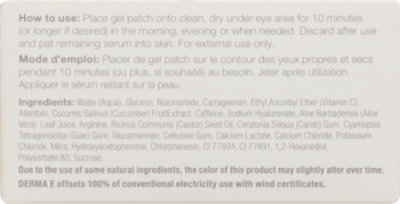 Derma E Eye Patches Bright Vitamin C - 3 OZ - Image 5