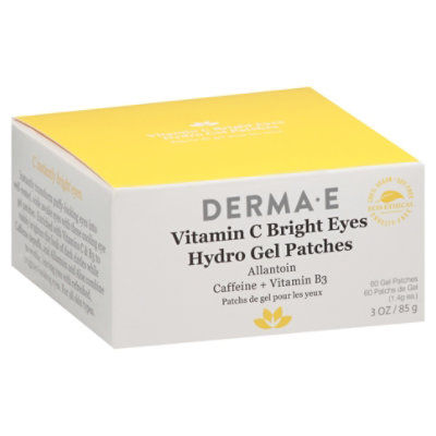 Derma E Eye Patches Bright Vitamin C - 3 OZ - Image 1
