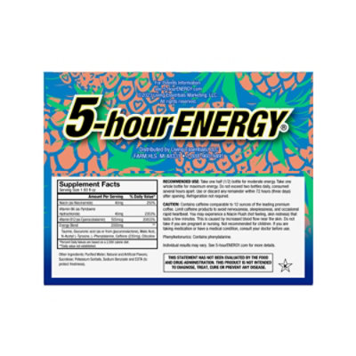 5-hour ENERGY Tropical Burst Extra Strength Shot - 6-1.93 Fl. Oz. - Image 2