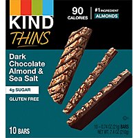 Kind Thins Dark Chocolate Nuts & Sea Salt - 10-.74 OZ - Image 2