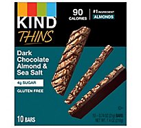 Kind Thins Dark Chocolate Nuts & Sea Salt - 10-.74 OZ