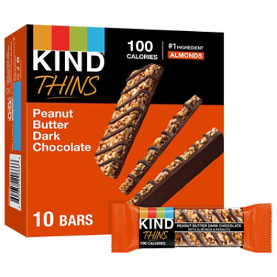 Kind Thins Peanut Butter Dark Chocolate - 10-.74 OZ - Image 1