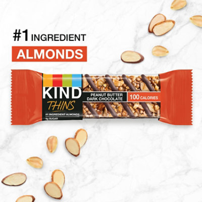 Kind Thins Peanut Butter Dark Chocolate - 10-.74 OZ - Image 4