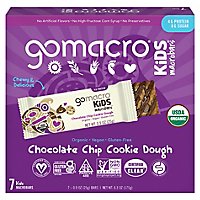 GoMacro Chocolate Chip Cookie Dough Kids Bar - 7-.9 Oz - Image 1