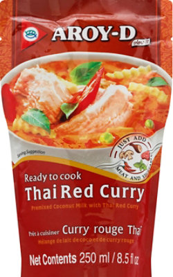Aroy D Thai Red Curry- Ready To Cook Pouche - OZ -