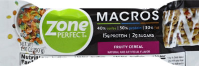 Zoneperfect Macros Fruity Cereal Bar - 1.76 OZ - Image 2