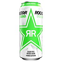Rockstar Pure Zero Energy Drink Cucumber Lime - 16 FZ - Image 3