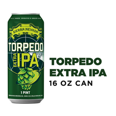 Sierra Nevada Torpedo Extra IPA Craft Beer In Can - 16 Oz - Image 1