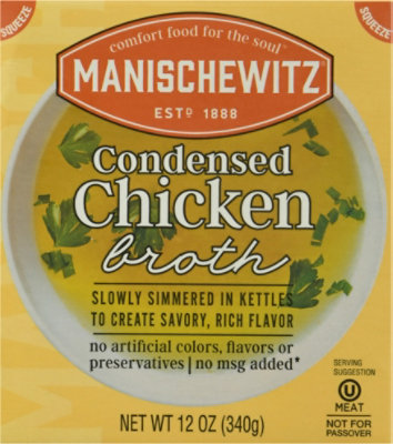 Manischewitz Chicken Broth Condensed - 12 FZ - Image 2