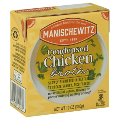 Manischewitz Chicken Broth Condensed - 12 FZ - Acmemarkets