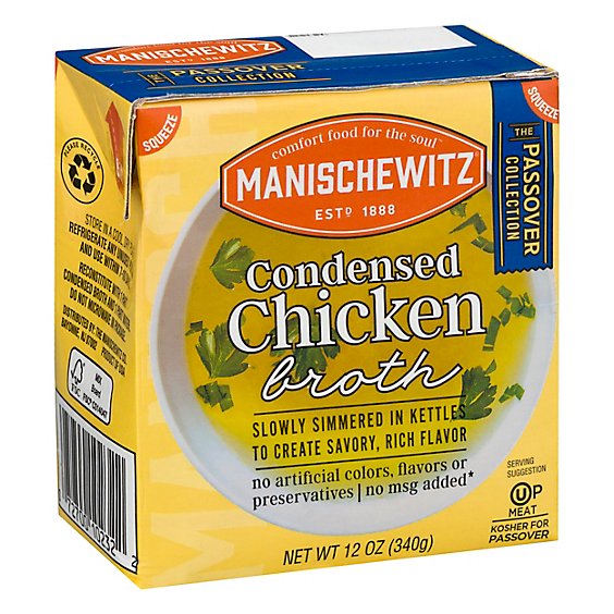 Manischewitz Chicken Broth Condensed - 12 FZ