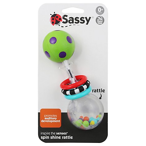 Sassy Spin & Shine Rattle - EA