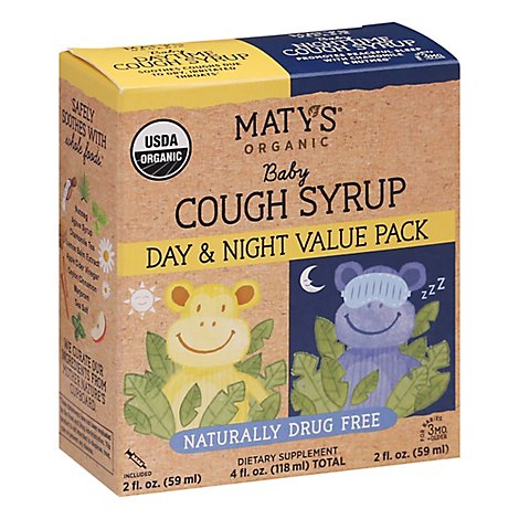 Matys Organic Baby Cough Syrup Value Pack - 4 FZ
