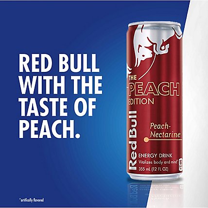 Red Bull Peach Energy Drink - 4-12 Fl. Oz. - Image 2