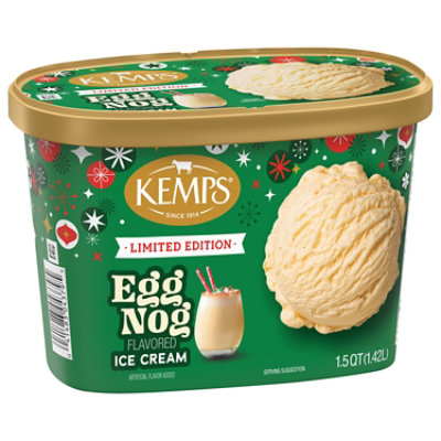 Kemps Limited Edition Eggnog Ice Cream - 48 Oz - Image 4