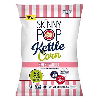 SkinnyPop Sweet Vanilla Kettle Popcorn - 5.3 Oz - Image 1