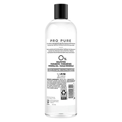 TRESemme Pro Pure Moisture Shampoo - 16 Fl. Oz. - Image 5