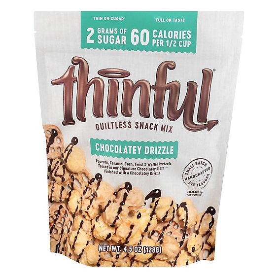 Thinful Snack Mix Chocolate Drizzle - 4.5 OZ