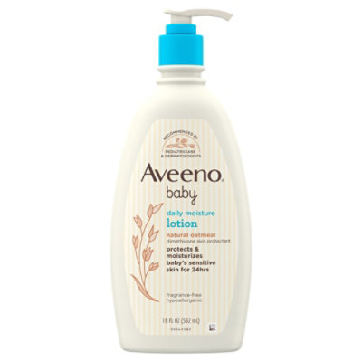 Aveeno Baby Daily Moisture Lotion - 18 FZ - Image 3