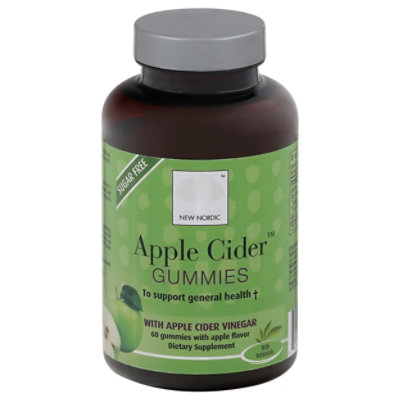 New Nordic Apple Cider Gummies - 60 CT