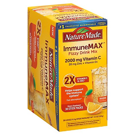 Nature Made Immune Max Powder Orange - 30 CT