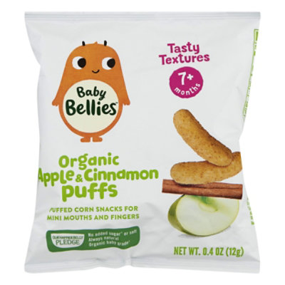 Baby Bellies Organic Apple Cinnamon Puffs - .4 OZ