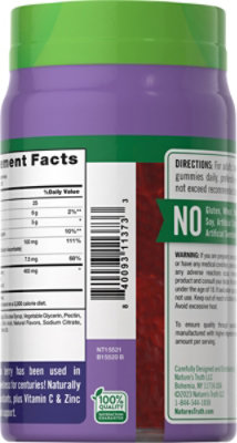 Nature's Truth Elderberry plus Vitamin C and Zinc Gummies - 50 Count - Image 4