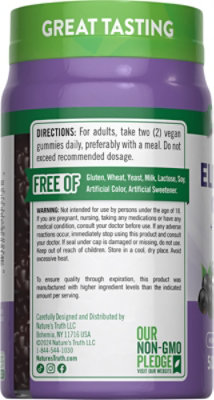 Nature's Truth Elderberry plus Vitamin C and Zinc Gummies - 50 Count - Image 3