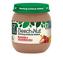 Beech-Nut Baby Food Stage 2 Banana & Strawberry - 4 Oz
