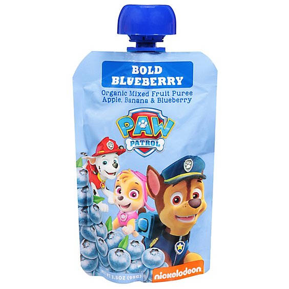Paw Patrol Bold Blueberry Organic Blended Fruit Snack - 3.5 OZ
