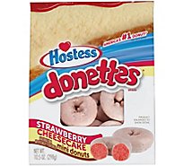 Hostess Donettes Strawberry Cheesecake Flavored Mini Donuts - 10.50 Oz