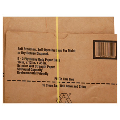 Duro Stock Trifold Lawn And Leaf Bags - 5 CT