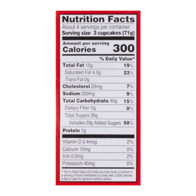 Two Bite Vanilla Cupcakes Christmas 12 Pack - 10 OZ - Image 4