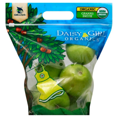 O Organics Apples Granny Smith - 2 Lb