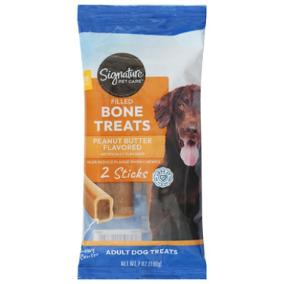 Signature Pet Care Dog Bone Shape Peanut Butter 2ct - 7 OZ - Image 4