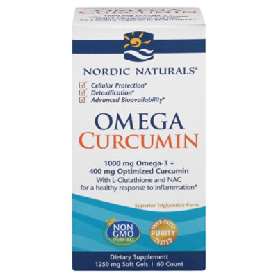 Nordic Naturals Omega Curcumin - 60 Count - Image 3