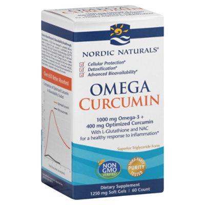 Nordic Naturals Omega Curcumin - 60 Count - Image 1